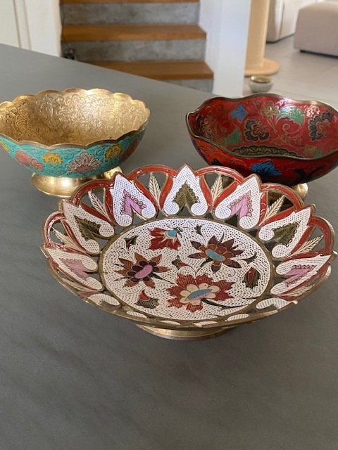Alle Dekorationen: 3 orientalische Vintage Messingschalen – Gebraucht aus Wiesendangen von EnricaL 3