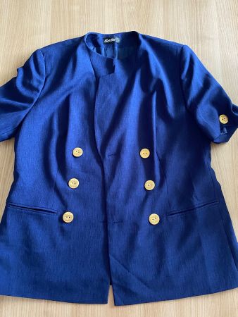 Kostum mit Jupes blau - Grösse 44