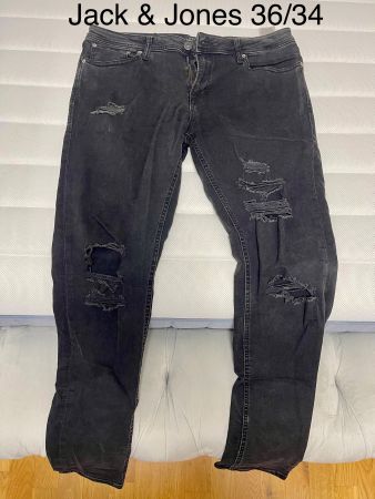 Jack & Jones Herren Jeans, schwarz, Gr. 36/34, Top Zustand