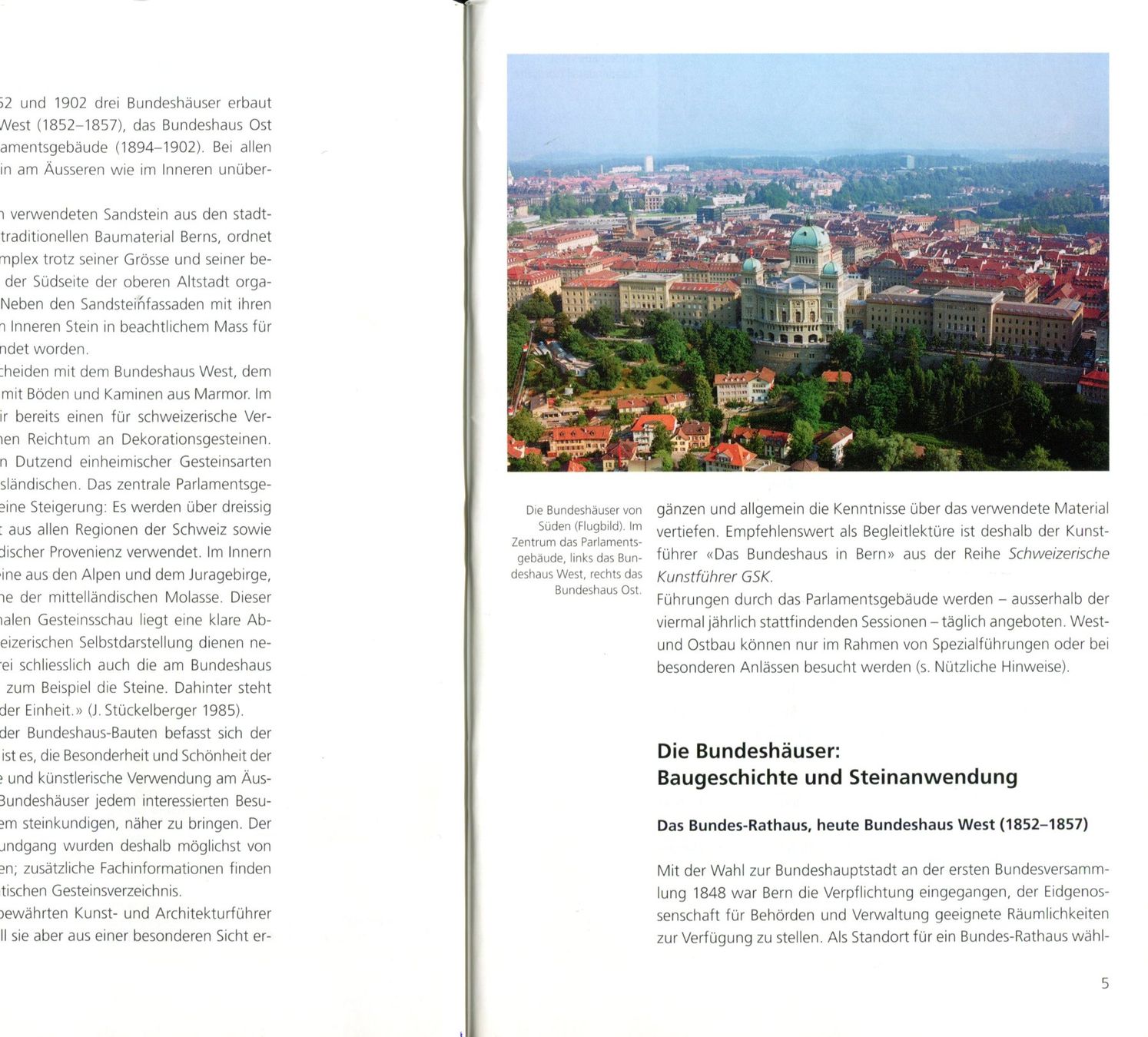 Livres: Bern, Bundeshaus, Steinführer, Kunstführer – D'occasion à Aarau par Elmaar41 3