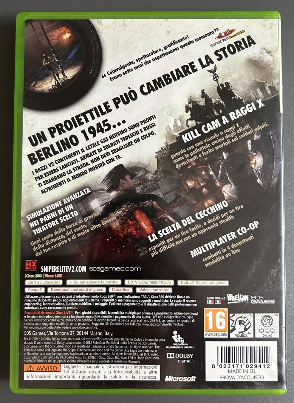 Giochi: Sniper Elite V2 - Xbox 360 – Usato da Obfelden venduto da jenxbp 1