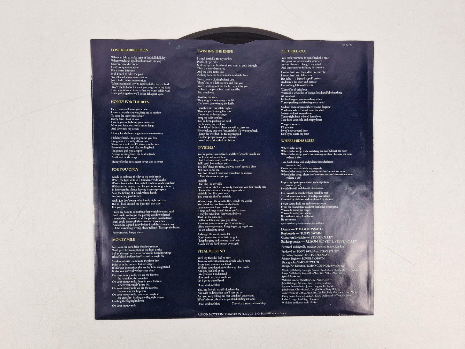 Dischi in vinile: Alison Moyet (1 LP) – Usato da Muhen venduto da Restwert_Muhen 3