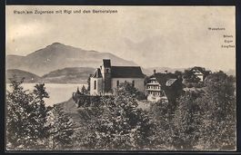 Risch am Zugersee, Teilansicht mit Rigi 
