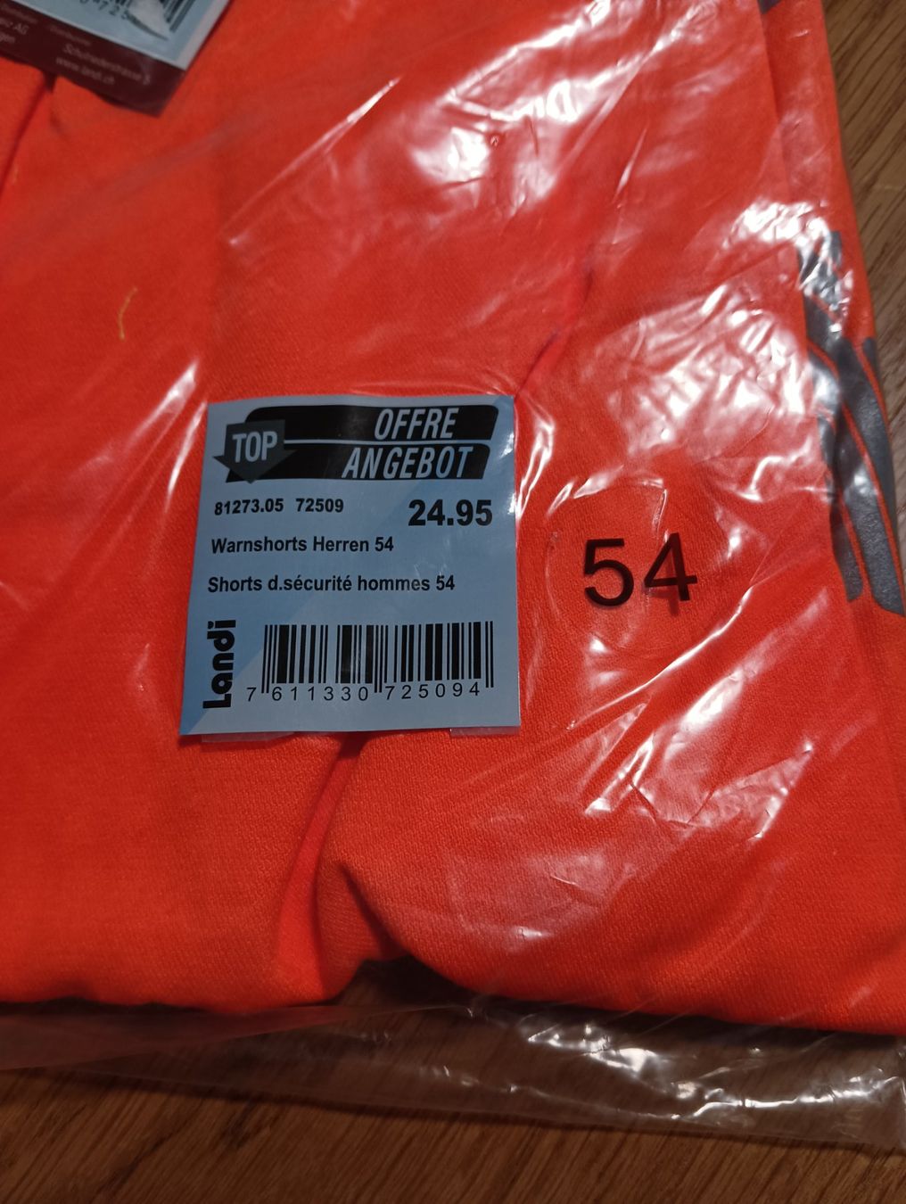 Pantalons: Warnshorts Herren Gr. 54 NEU – Neuf avec emballage d'origine à Densbüren par H-76 3