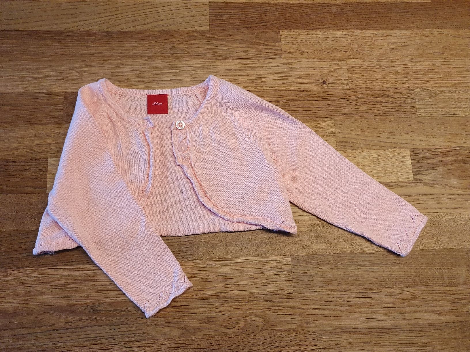 S.Oliver Giacche & Cappotti: S.Oliver Bolero, Gr. 74, rosa – Usato da Einigen venduto da thundermother