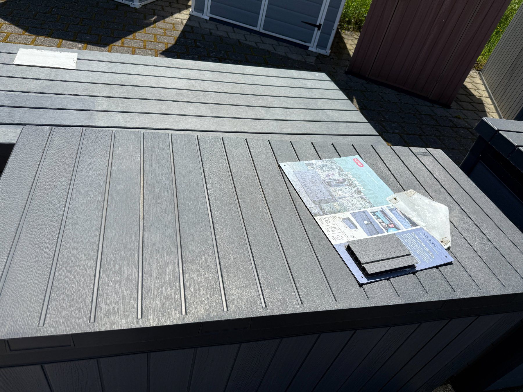Box contenitori: Grosse, graue Gartenbox / Auflagenbox! – Usato da Gontenschwil venduto da colibri24. 1