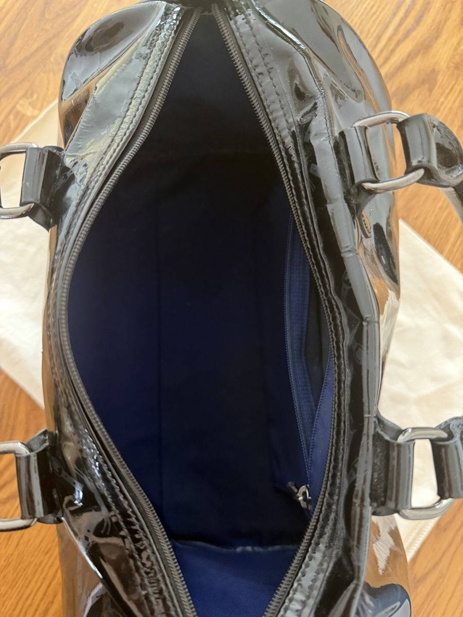 Longchamp Taschen für Damen: LONGCHAMP Boston Patent Leather Bag Black – Gebraucht aus Adliswil von Sloma17 2