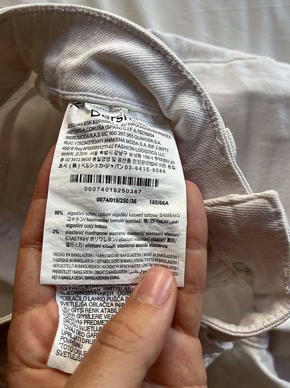 Jeans: Weiße Jeans Größe 36 – Usato da Zürich venduto da ali_v7f7 3