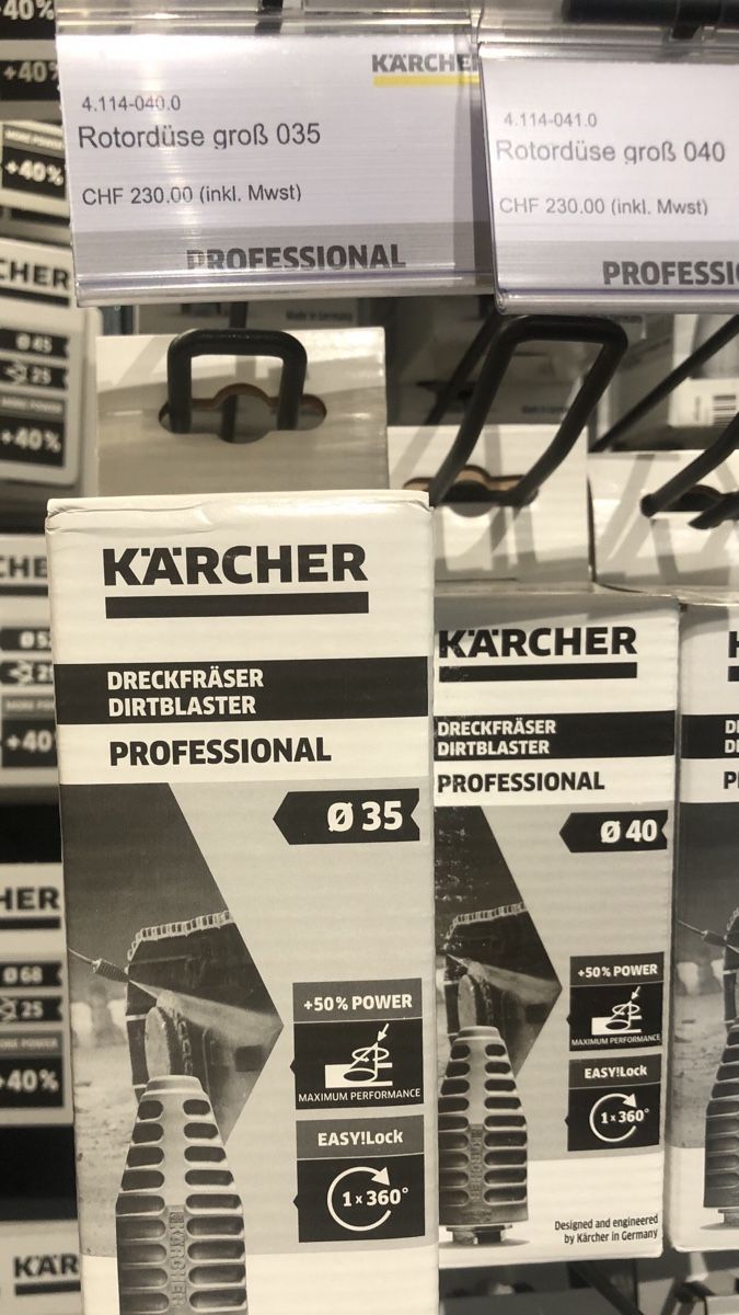 Kärcher Idropulitrici ad alta pressione: Verkaufe eine. Dreckfräse NR 035 – Nuovo (secondo la descrizione) da Adlikon b.Regensdf venduto da MS1950 1