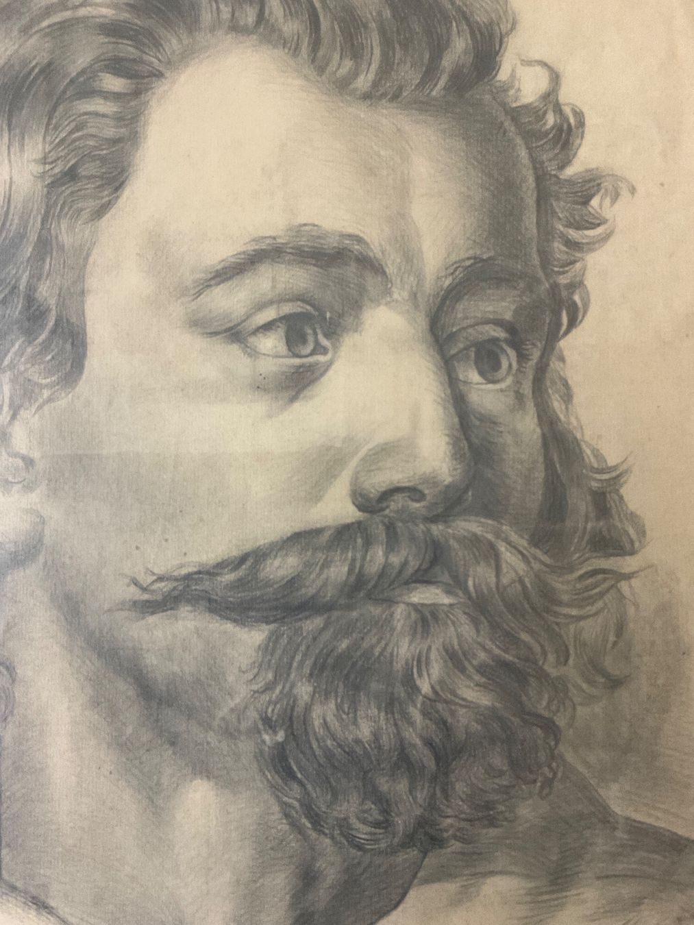 Gemälde: Kunst von Deggeller, Bleistiftzeichnung, ein Musketier? – Gebraucht aus Bern von vielerart 3
