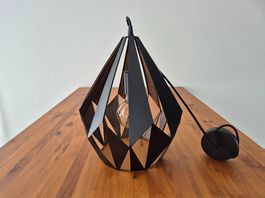 EGLO Carlton Pendelleuchte Schwarz/Kupfer mit Leuchtmittel