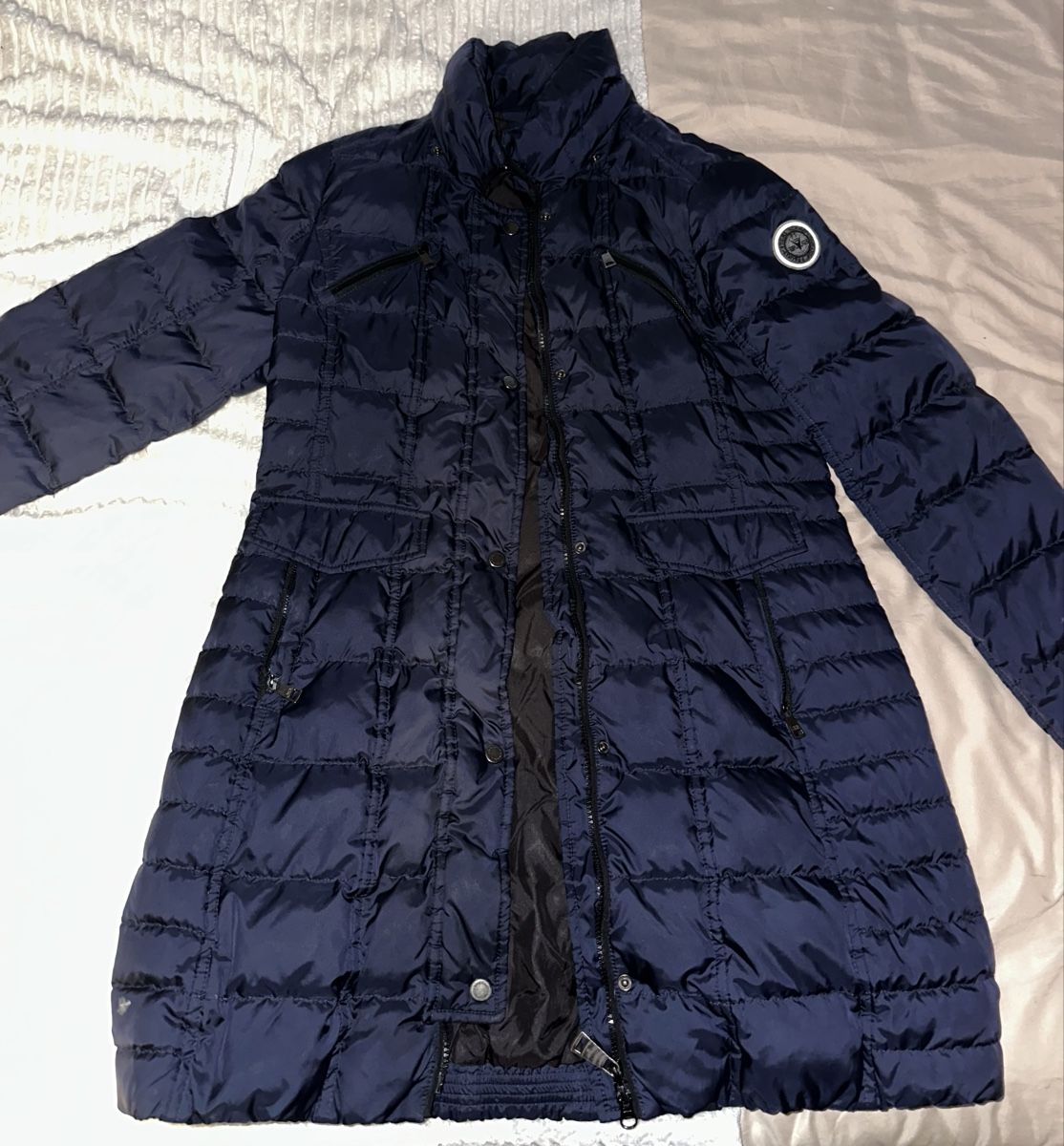 Fuchs Schmitt Giacche: Fuchsschmitt Daunenmante Grösse M, Marineblau – Nuovo (secondo la descrizione) da Köniz venduto da lar_m9xk
