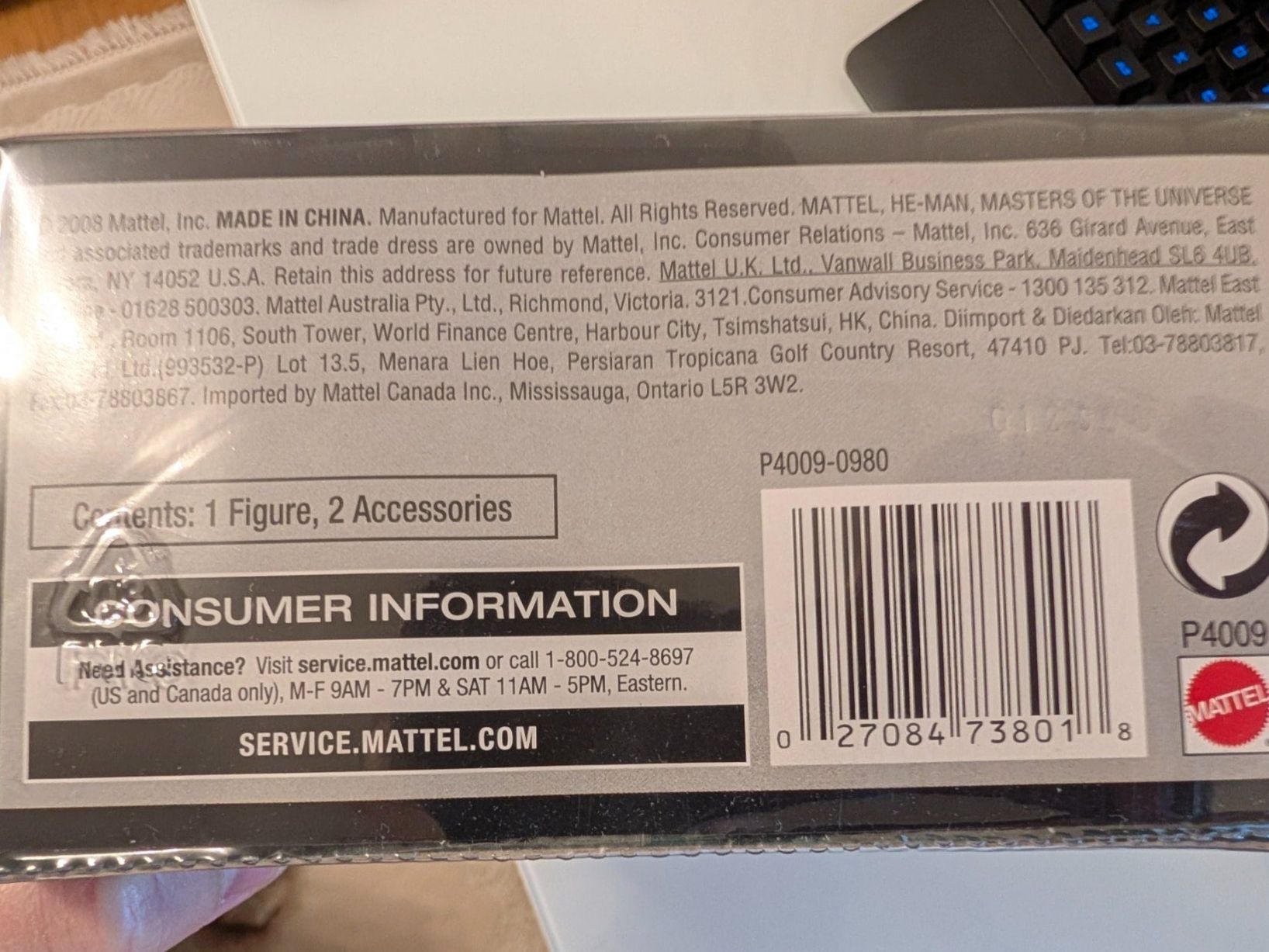Masters of the Universe Statuette: Masters Classics: FAKER  Mattel (Erstauflage, OVP) – Nuovo e nell'imballaggio originale da Zürich venduto da x.25 6