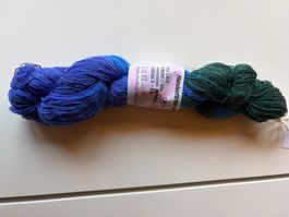 1Knäuel Handgefärbte Merino Lace