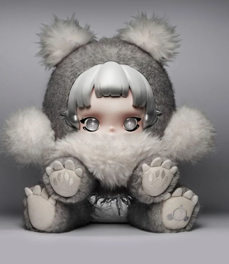 Pop Mart Figuren: SKULLPANDA Punk Panda Plush Doll – Neu und originalverpackt aus Stadel von Raven0 1