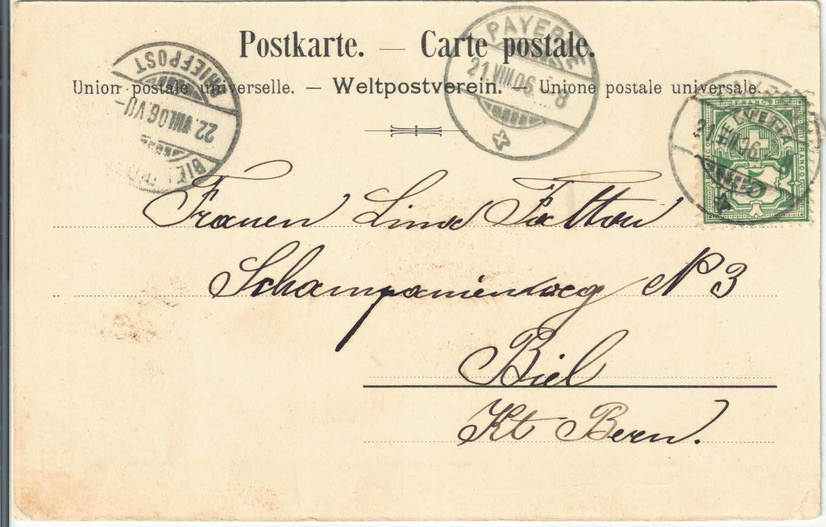 Cartoline postali: Lauterbrunnen - Staubbach – Usato da Ettingen venduto da Kartenplanet 1