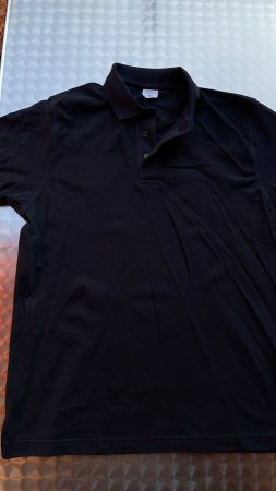 Schwarzes Poloshirt Kustom Kit, Grösse L, NEU