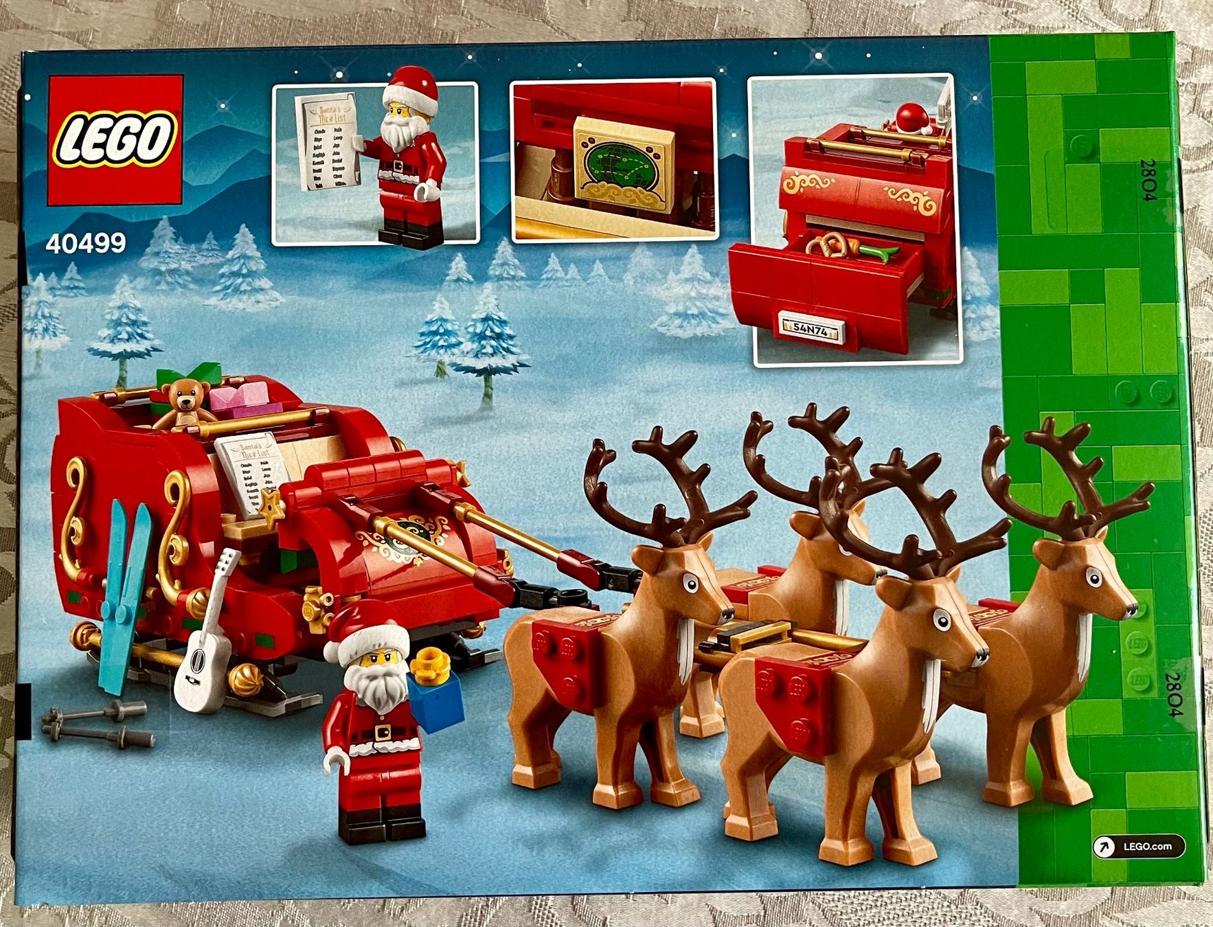 Lego Kit di costruzioni: Lego 40499 - Santa's Sleigh – Nuovo e nell'imballaggio originale da Höri venduto da PSMarinho 1