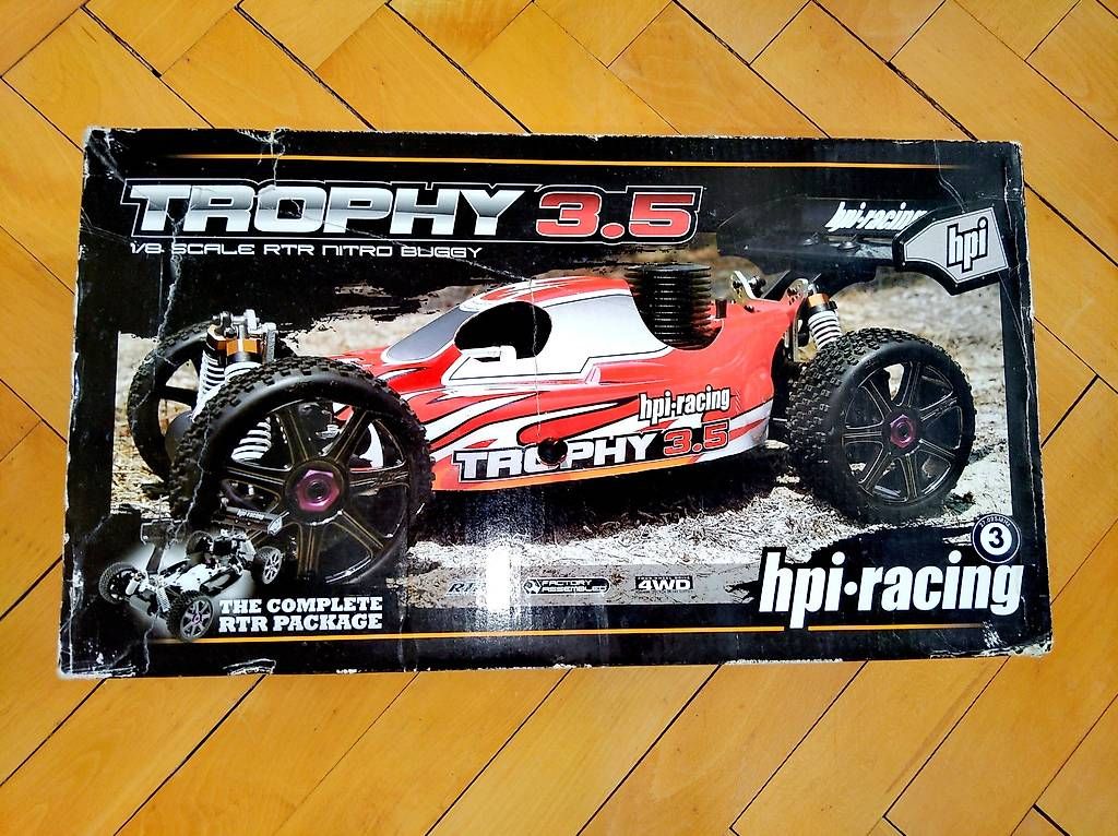 Modellismo RC: Voiture télécommandée Trophy 3.5 hpi racing – Usato da FRIBOURG venduto da bigpolarbears