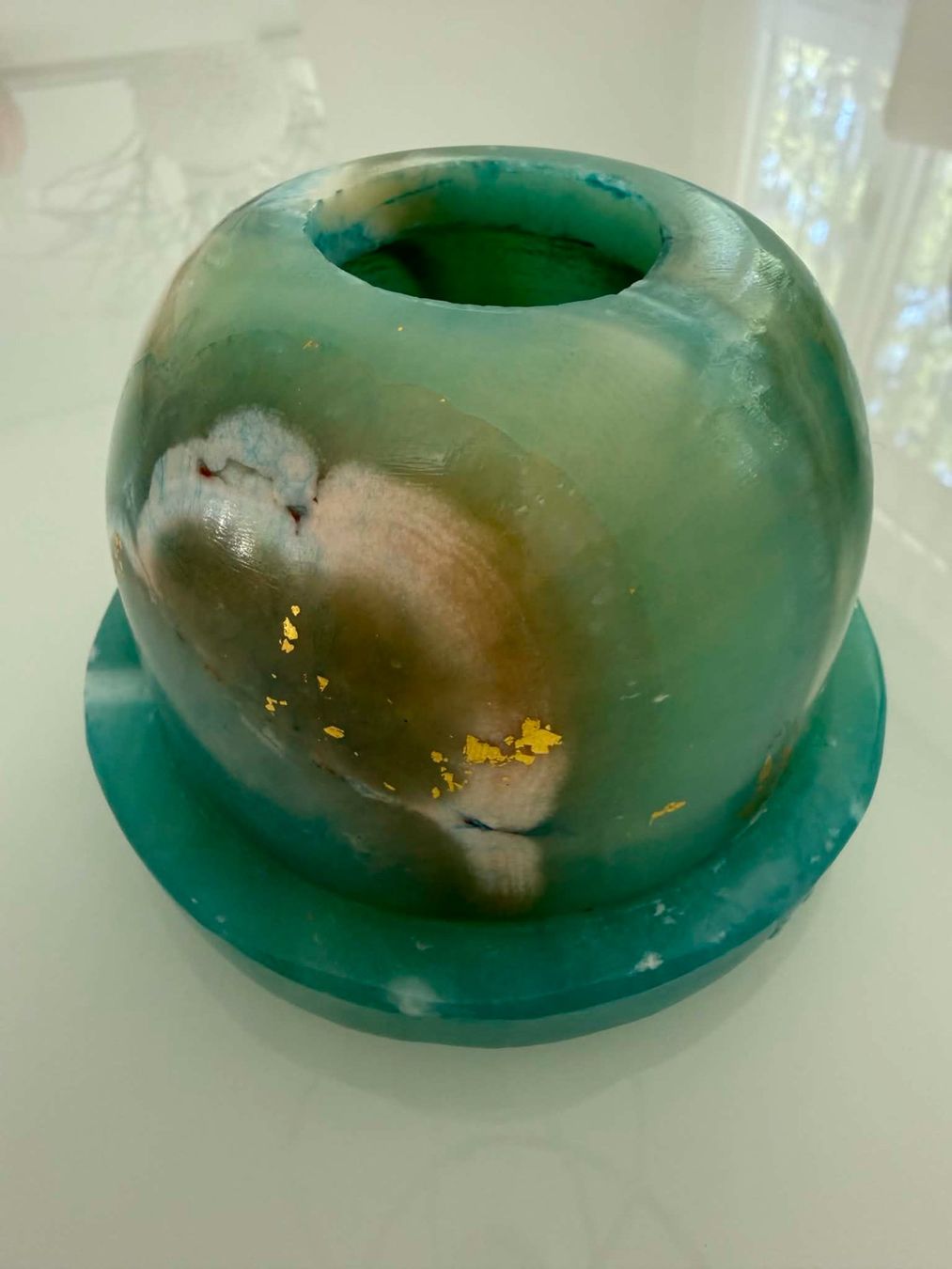 Tutte le decorazioni: Licht /Kerzenhalter aus echten Alabaster – Usato da Bern venduto da MIR-IAM 1
