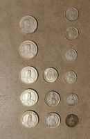 Pièces suisses en partie en argent: collection rare