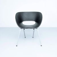 Schwarzer Tom Vac Stuhl von Vitra