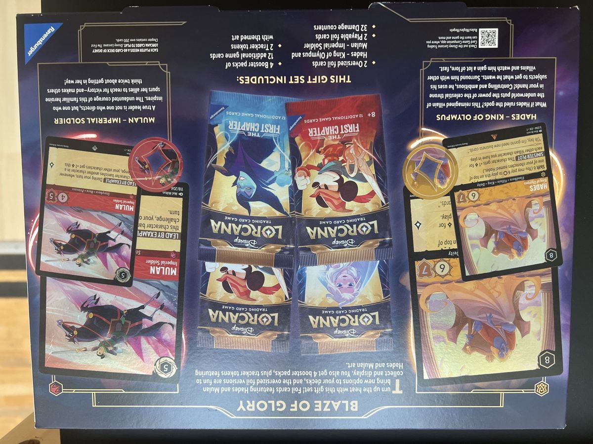 Disney Carte collezionabili: Disney TCG Lorcana The First Chapter Gift Set – Nuovo e nell'imballaggio originale da Hubersdorf venduto da Der_sammel_shop 1