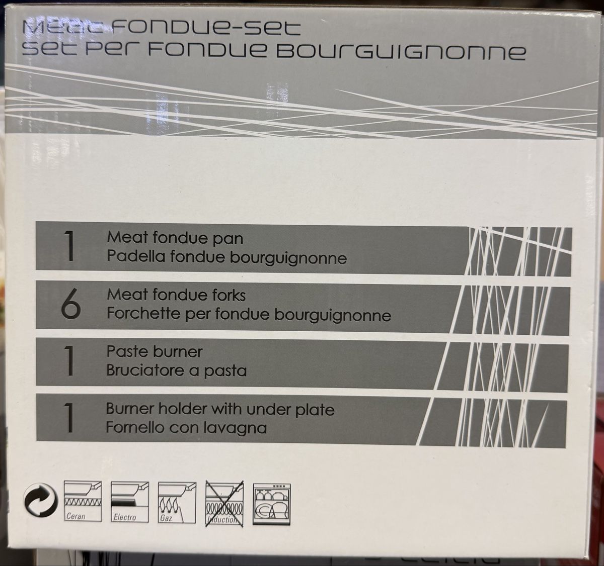 Küchengeräte: Fleischfondue-Set 9-teilig neu – Neu und originalverpackt aus Interlaken von Skandalpreis 1