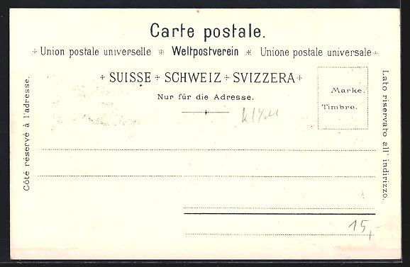Cartoline postali: Litho Meiringen, Generalansicht, in der  – Usato da Berlin venduto da bartko-reher 1