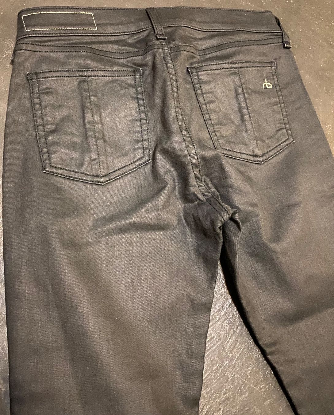 Pantaloni: Rag and Bone Röhrli Jeans schwarz 27 – Usato da Chur venduto da simhofstr 1