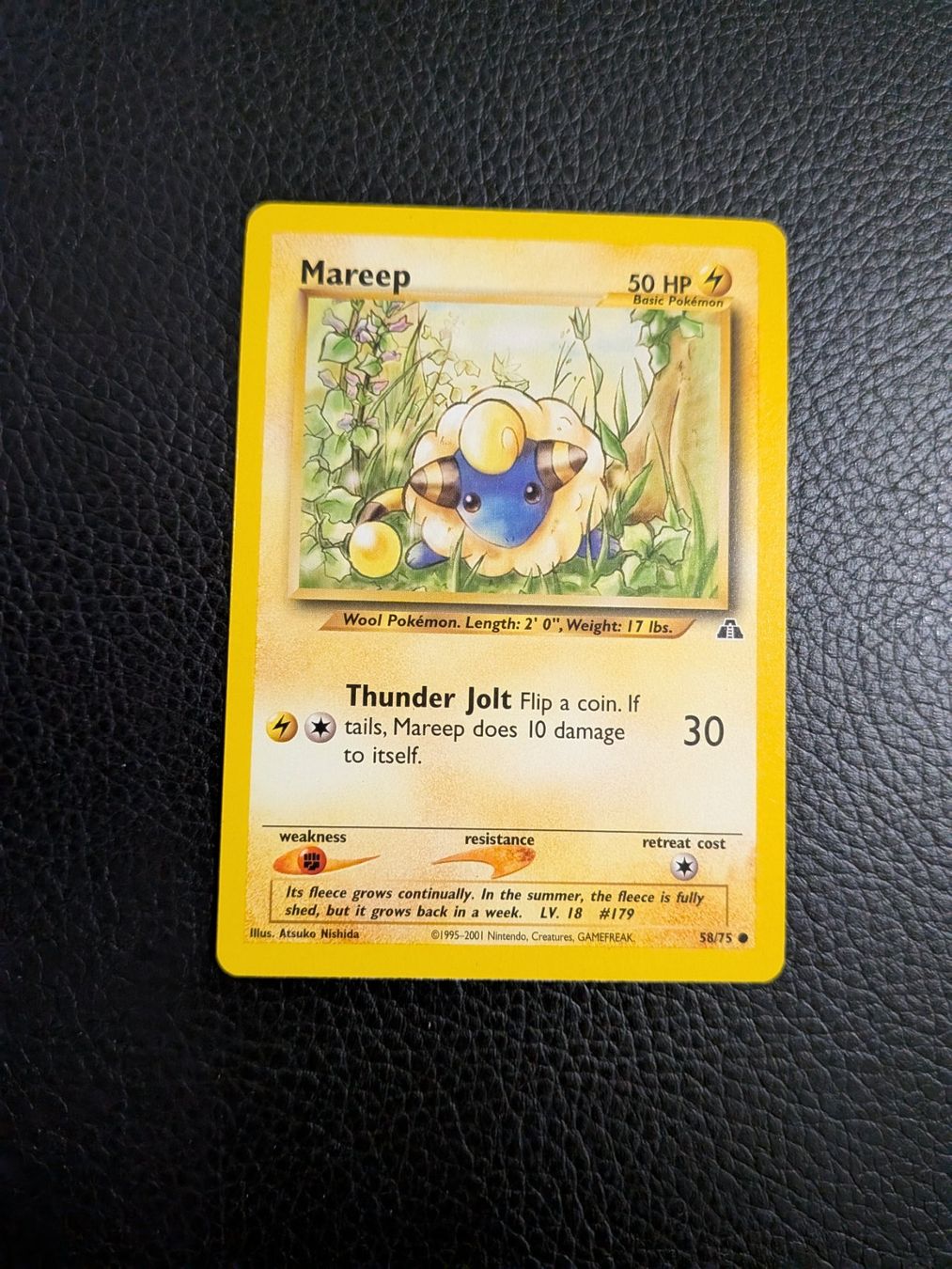 Pokémon Carte collezionabili: Neo Discovery - Mareep 58/75 Ab 1 – Usato da Paradiso venduto da Pkmn10