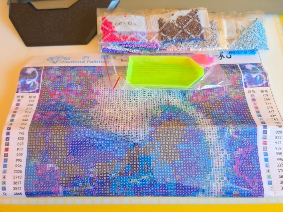 Kit bricolage: DIAMOND PAINTING DELPHIN – Nuovo e nell'imballaggio originale da Dintikon venduto da bonita099