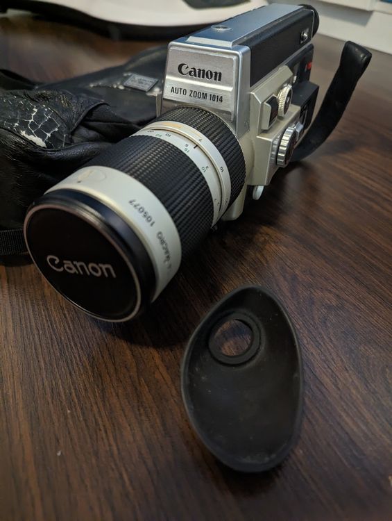 Canon Super 8mm 1014 Electronic Movie Camera AS-IS A65