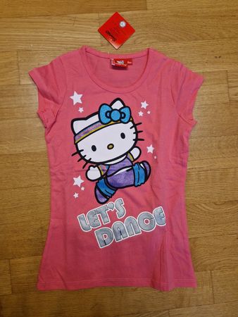 T-shirt Hello Kitty rose "Let's Dance" - Taille 8 ans 🎀👧