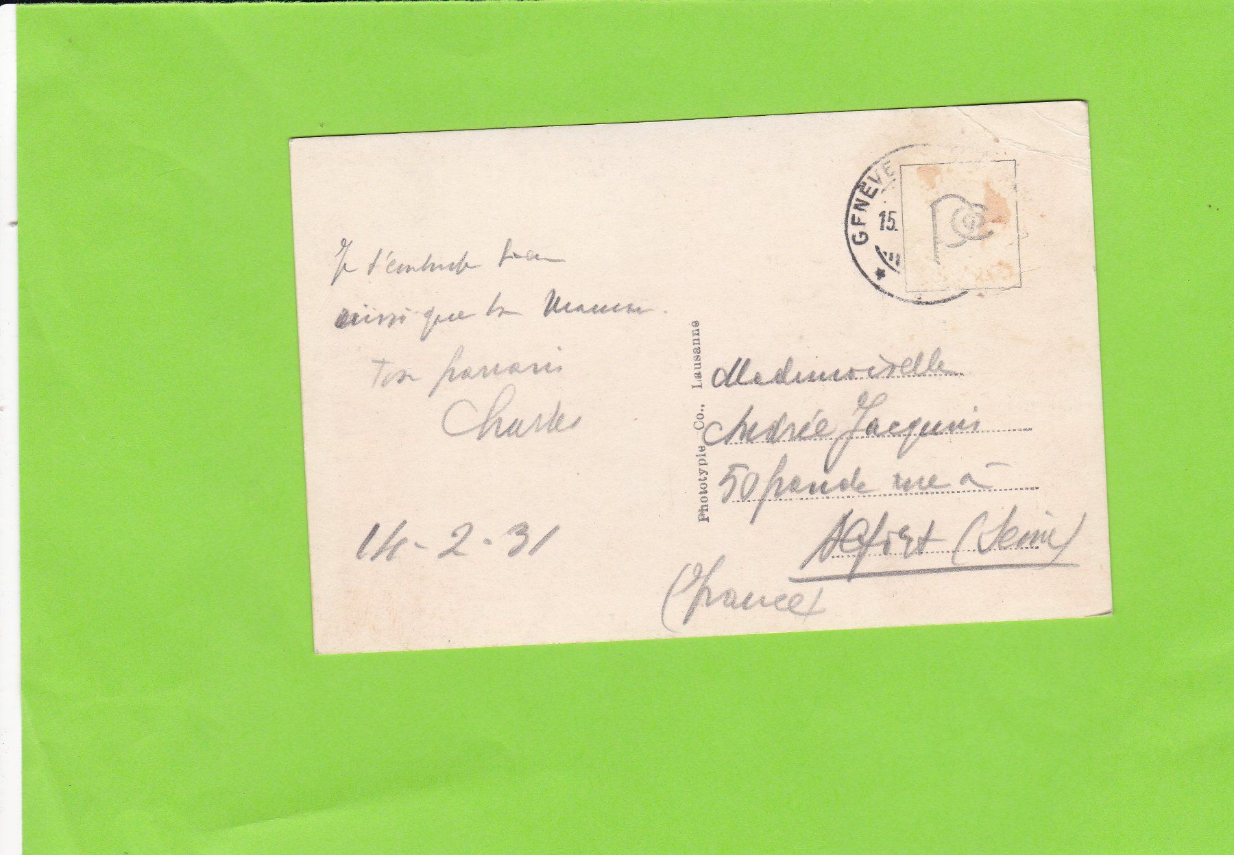 Cartoline postali: Genève-Rade – Usato da St. Peterzell venduto da neckertal 1