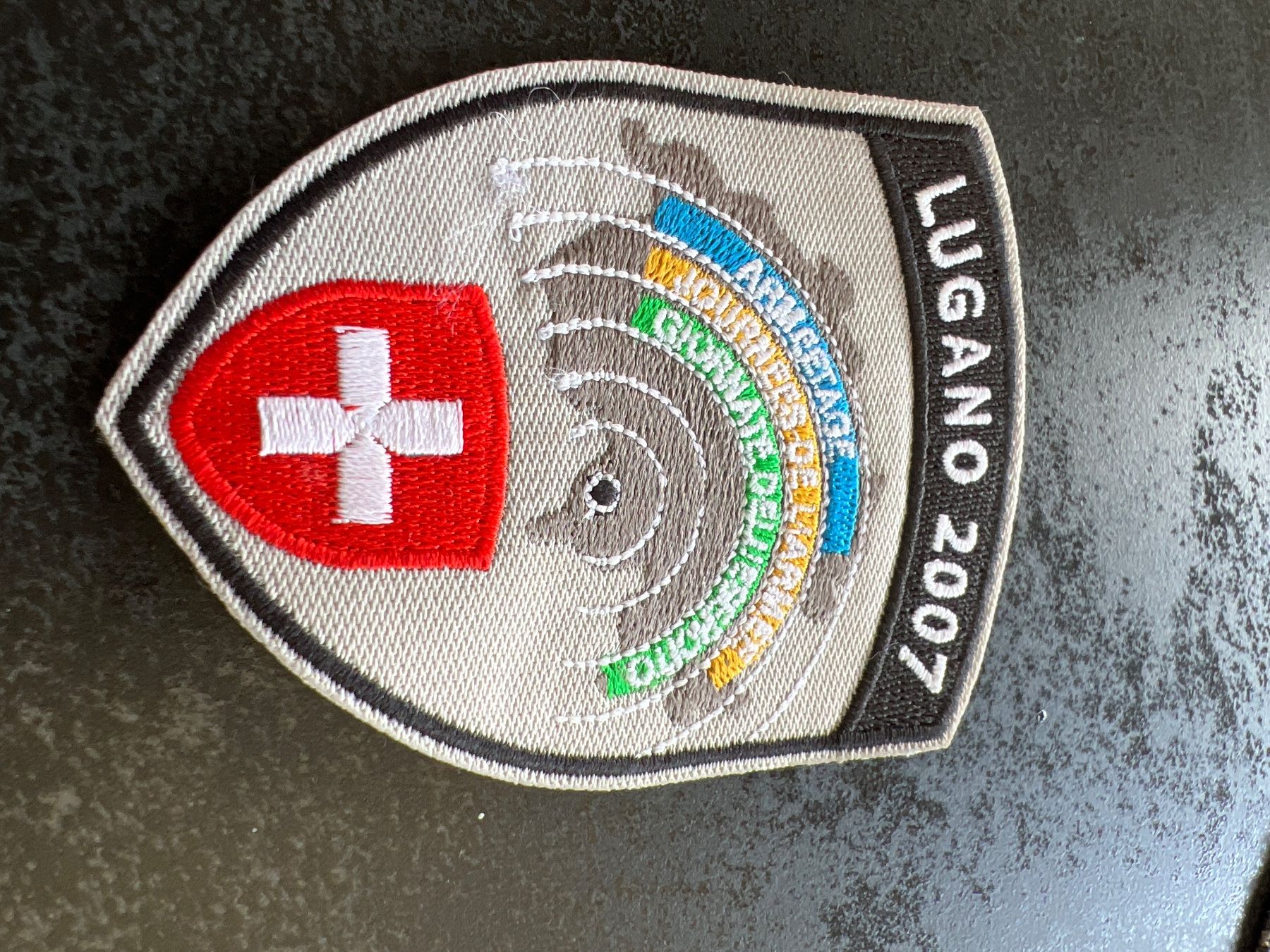 Schweizer Armee Patches: Patch Lugano 2007 Schweizer Armee guter Zustand – Neu (gemäss Beschreibung) aus Thun von IBT1