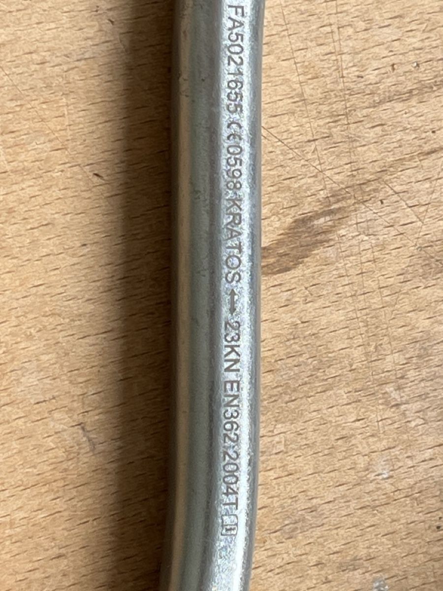 Kletterausrüstungen: 4 grosse Twistlock Stahl Karabiner Klettern – Gebraucht aus Trimstein von Easyp 1