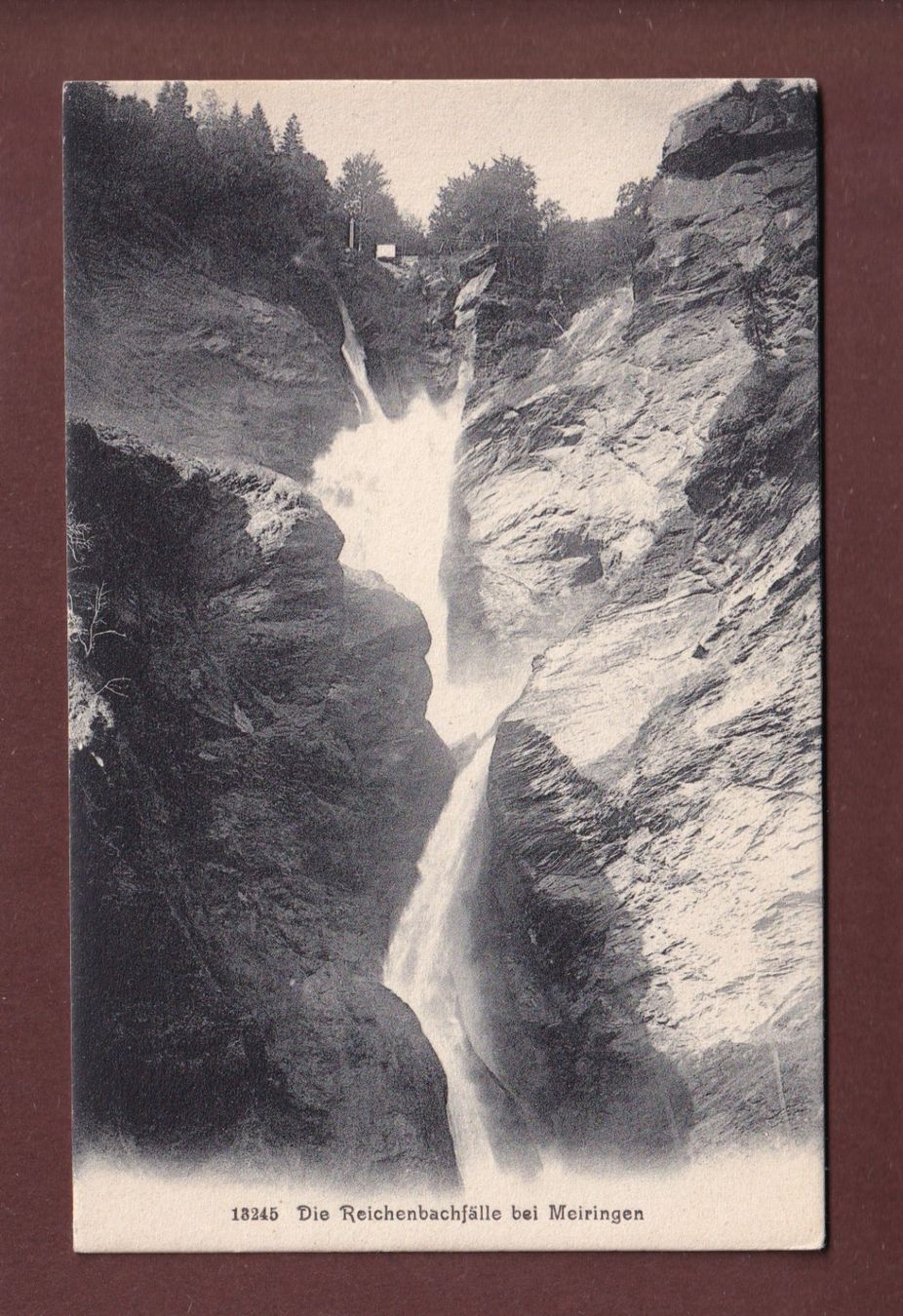 Cartoline postali: REICHENBACHFÄLLE bei Meiringen – Usato da Pully venduto da nicecards-shop