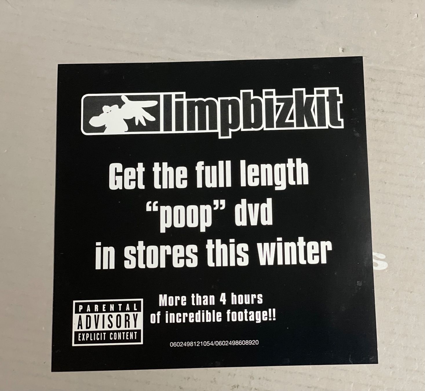 CD: Limp Bizkit – Usato da Muri b. Bern venduto da AdidasCollector 4