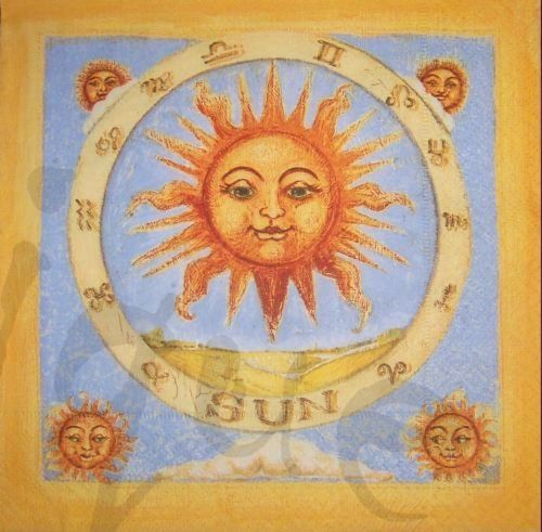 Tovaglioli: Serviette sonne (d107) 2Stk. – Nuovo (secondo la descrizione) da Schlatt TG venduto da kreativ-atelier