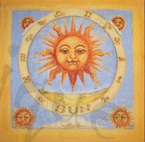 Serviette sonne (d107) 2Stk.