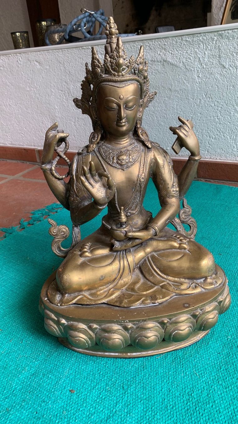 Sculture & Statue: Bronzefigur Göttin Tara – Usato da Aathal-Seegräben venduto da Sandmi11