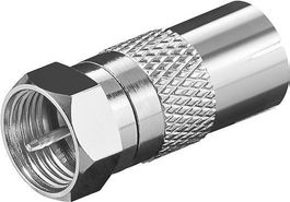 F-Adapter: F-Stecker > Koax-Buchse