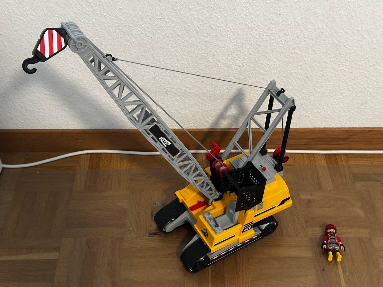 Playmobil Giocattoli: Playmobil Kran mit Figur, gut erhalten – Usato da Nussbaumen AG venduto da asandroq