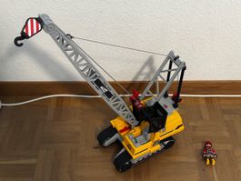 Playmobil Kran mit Figur, gut erhalten