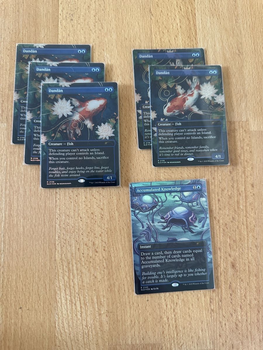 Magic The Gathering Carte collezionabili: Magic the Gathering 5x Dandân 1x Accumulated Knowledge – Usato da Oberglatt ZH venduto da vv_Fendi_vv