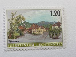 Liechtenstein Briefmarke 1.20 Triesen 1999 O. Zeiller Cou...
