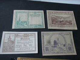 Oesterreich,  Zwettl   - Notgeldscheine