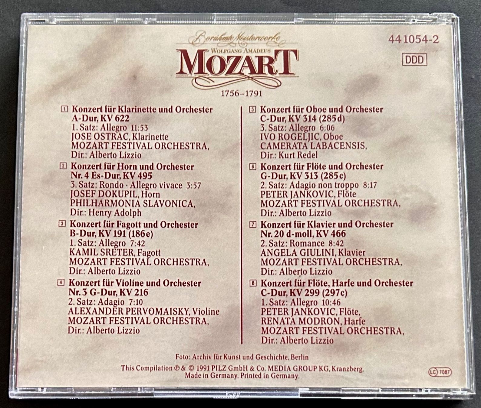 CDs: Mozart "Berühmte Meisterwerke" CD 3 – Gebraucht aus Spiez von martin-7973 1