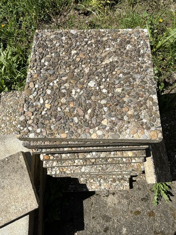 Waschbetonplatten 40x40x4 cm Kaufen auf Ricardo